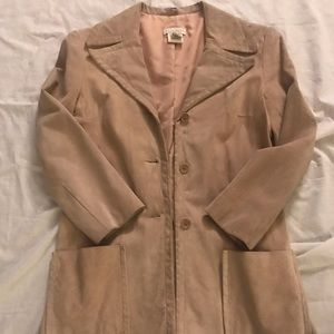 Parellel suede jacket